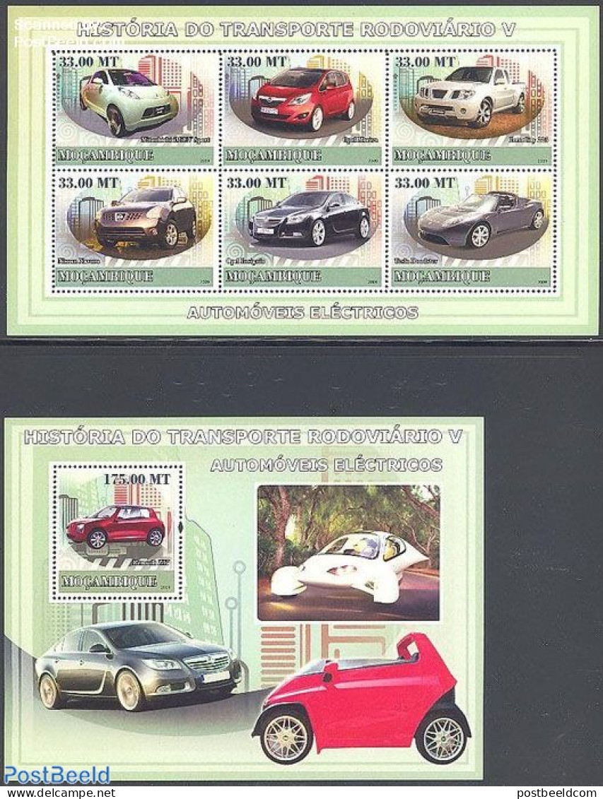 Mozambique 2009 Road Traffic 2 S/s, Mint NH, Transport - Automobiles - Voitures