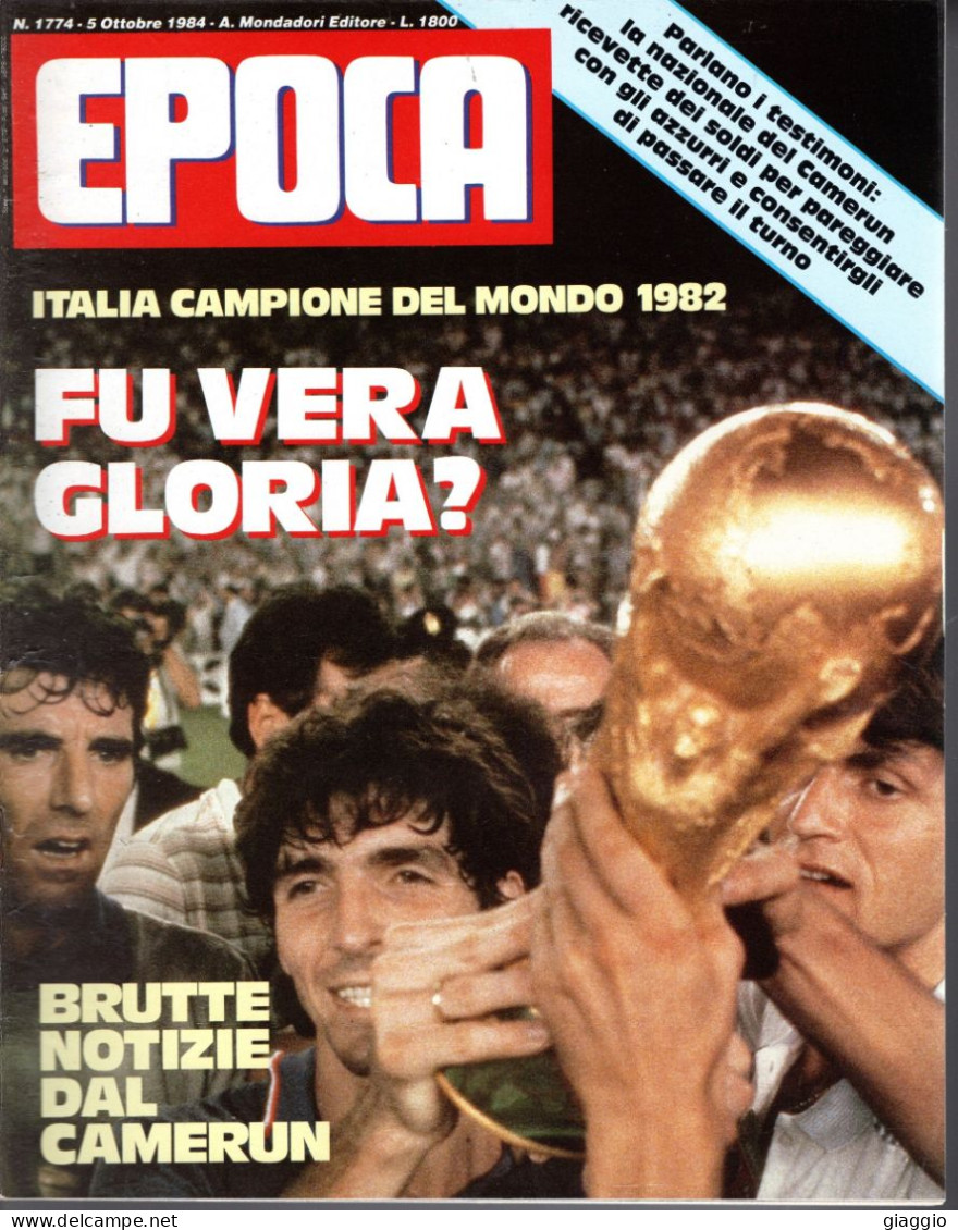 °°° RIVISTA EPOCA N° 1774 DEL 5 OTTOBRE 1984 °°° - Otros & Sin Clasificación