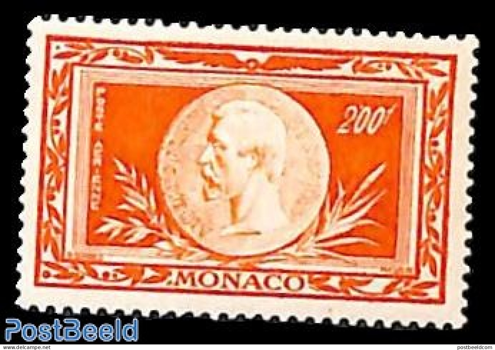 Monaco 1949 200F, Stamp Out Of Set, Mint NH, Various - Money On Stamps - Ongebruikt