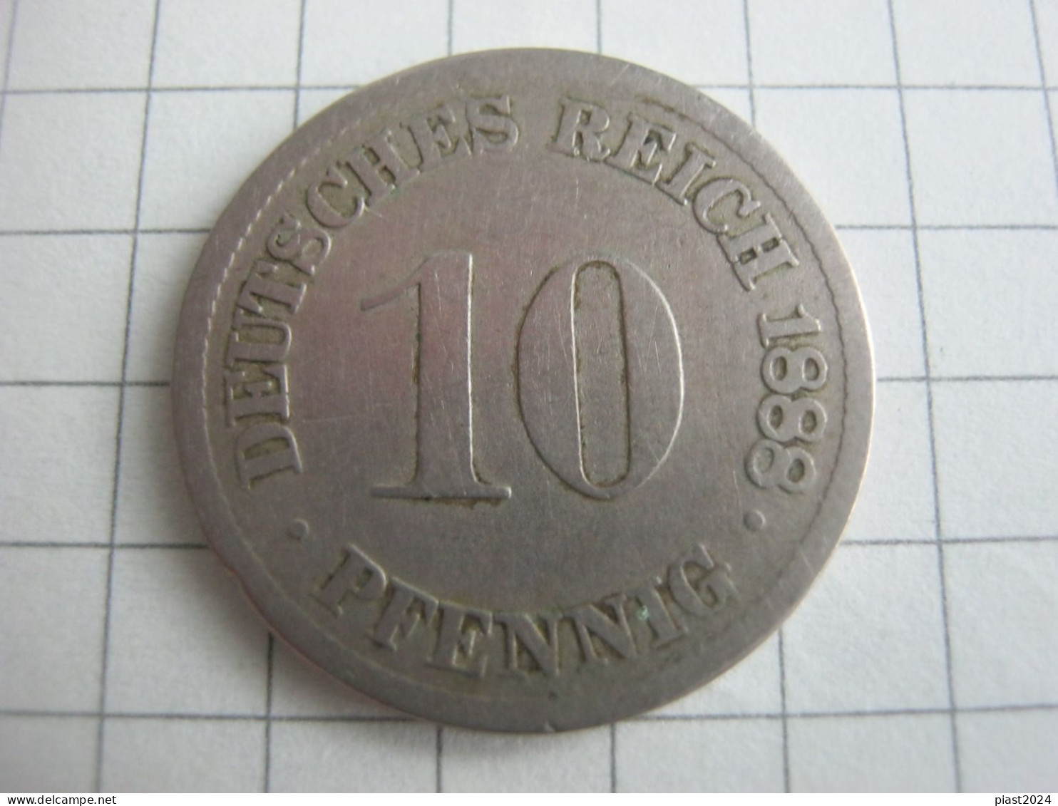 Germany 10 Pfennig 1888 D - 10 Pfennig