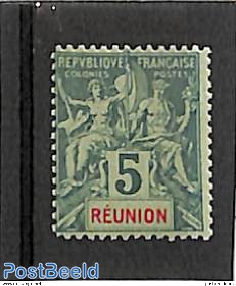 Reunion 1892 5c,Stamp Out Of Set, Unused (hinged) - Sonstige & Ohne Zuordnung