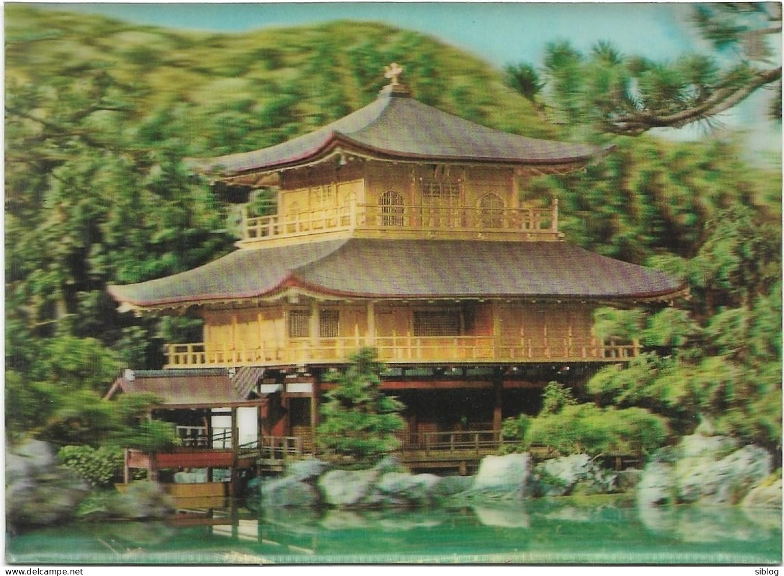CPSM Visiorelief - KINKAKUDJI Temple - Kyoto