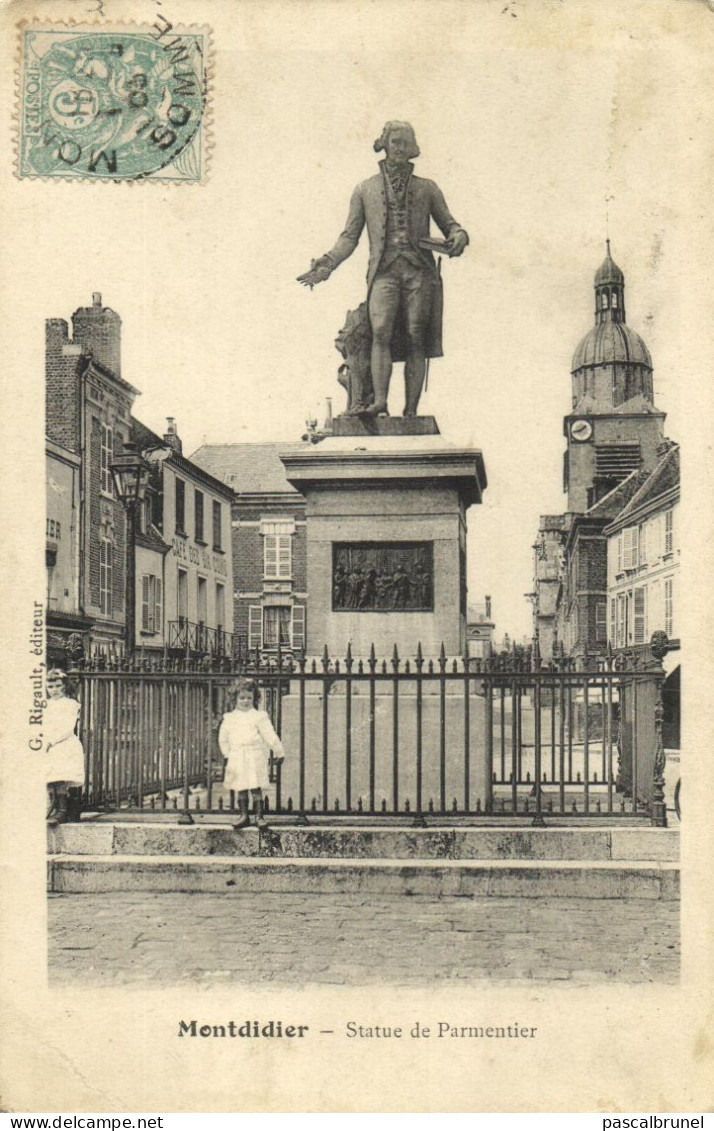 MONTDIDIER - STATUE DE PARMENTIER - Montdidier