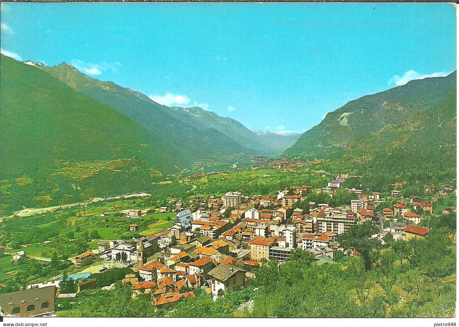 Saint Vincent (Aosta) Panorama Estivo, Vue D'Eté, Summer View - Aosta