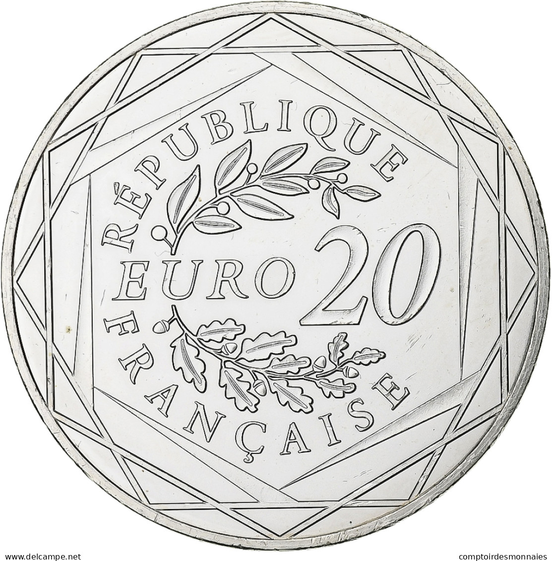 France, 20 Euro, Monnaie De Paris, 2018, Paris, Argent, SPL+ - Frankrijk