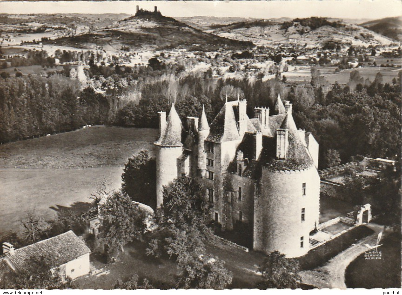 ZA 9-(46) CHATEAU DE MONTAL ET LES TOURS DE ST LAURENT - VUE AERIENNE - 2 SCANS - Sonstige & Ohne Zuordnung