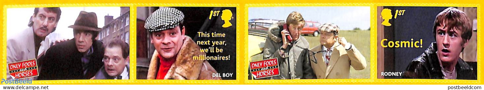 Great Britain 2021 Only Fools & Horses 2v S-a + Personal Tabs (tabs May Vary), Mint NH, Performance Art - Movie Stars - Autres & Non Classés
