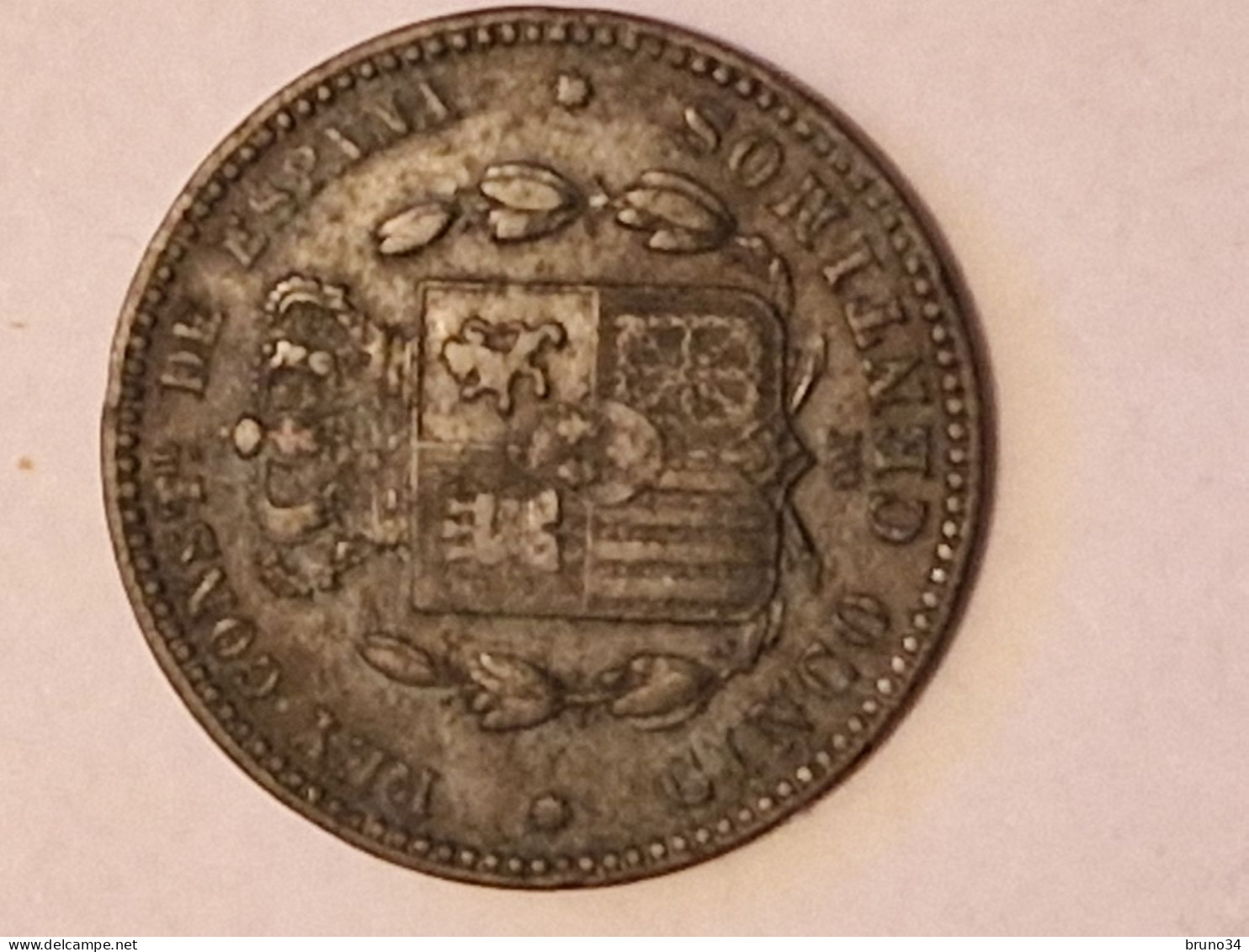 Cinco Centimos Alfonso II 1879 OM - Verzamelingen
