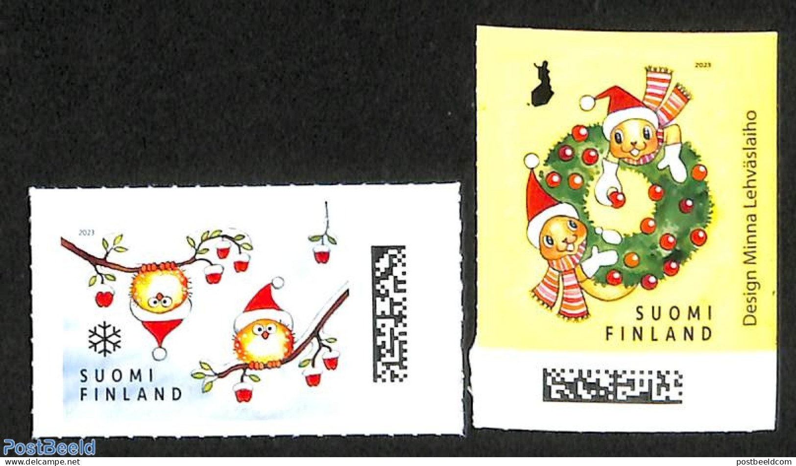 Finland 2023 Christmas 2v S-a, Mint NH, Religion - Christmas - Ungebraucht