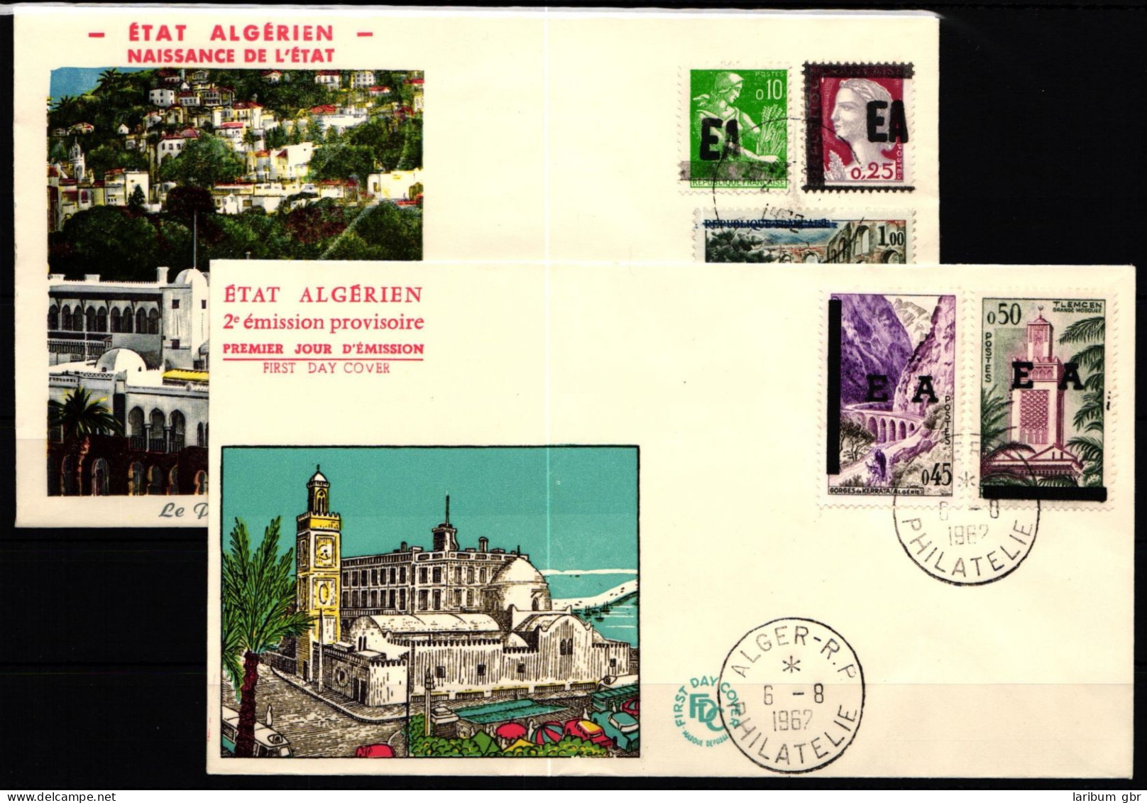 Algerien 378-382 Gestempelt Als FDC Ersttagsbrief #KU467 - Algeria (1962-...)