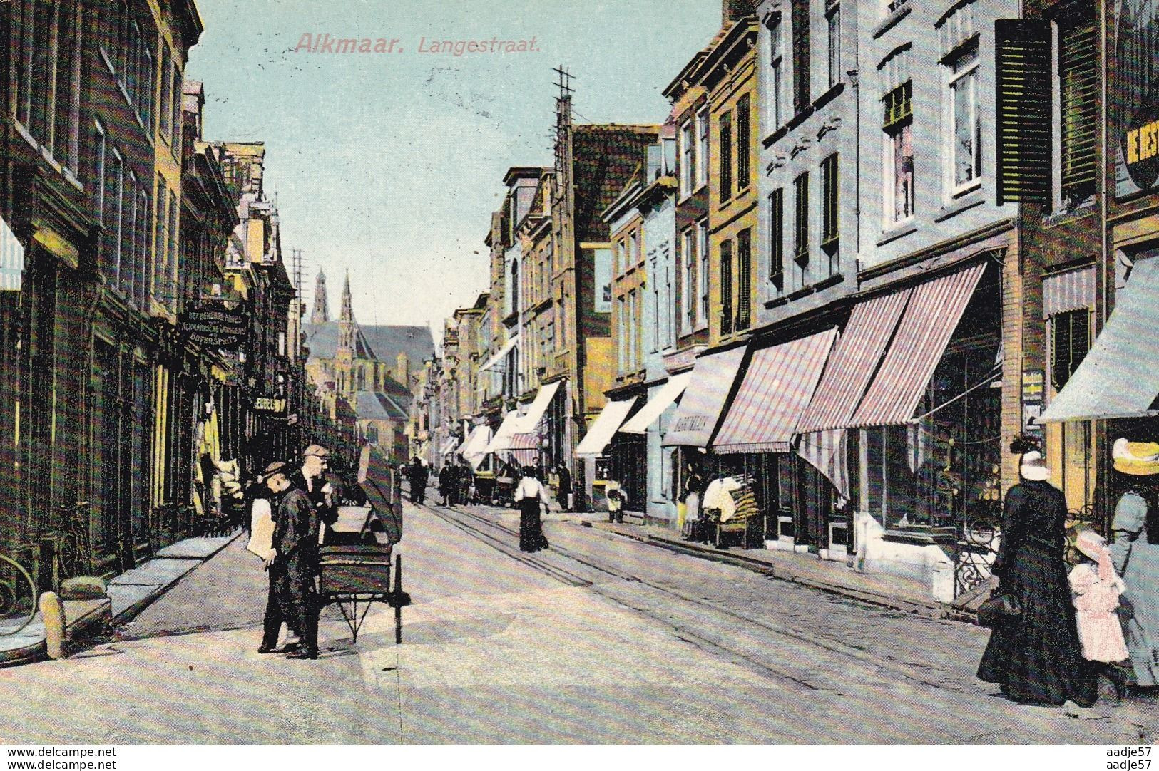 Alkmaar Langestraat 1909 - Alkmaar