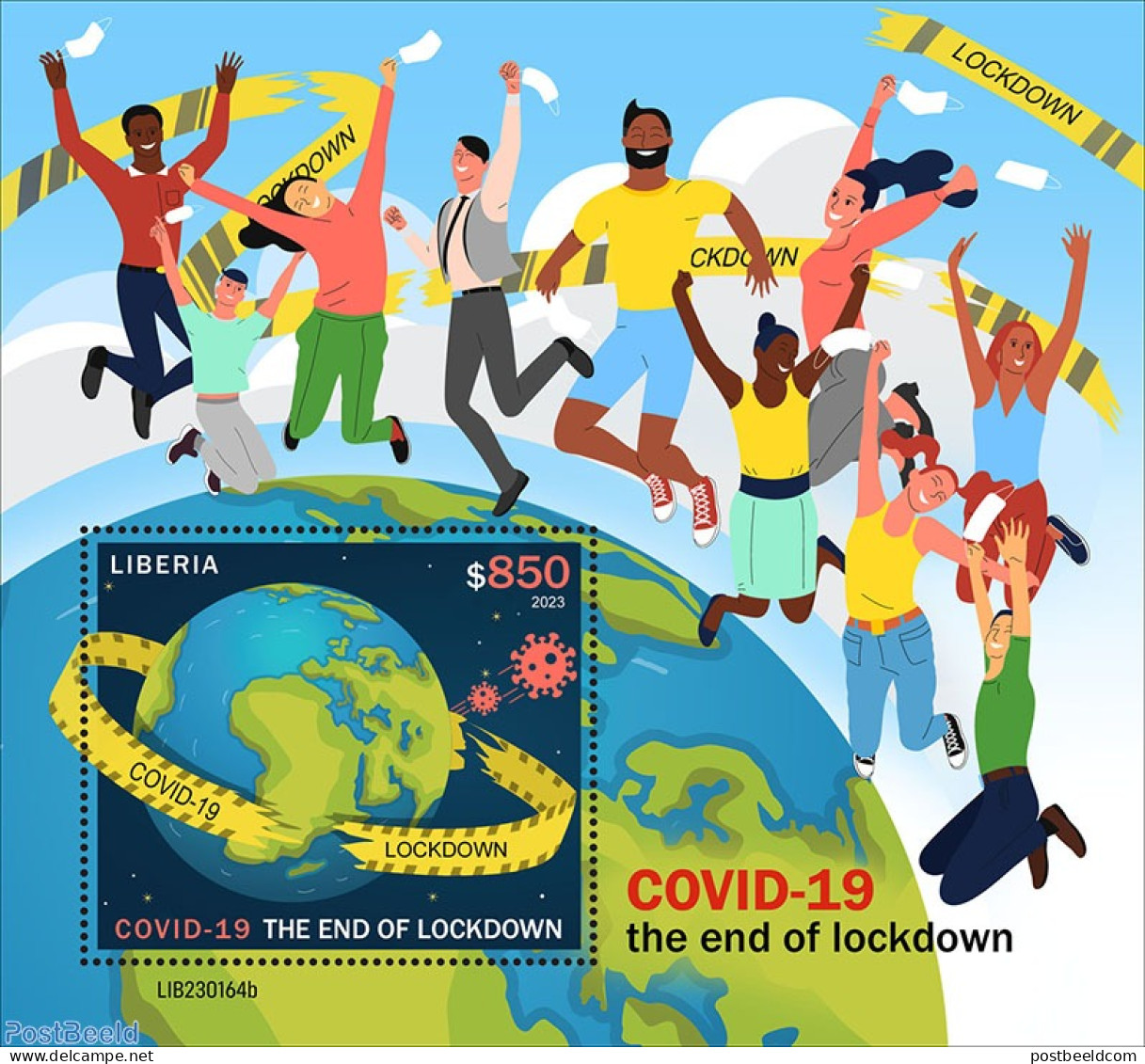 Liberia 2023 Covid-19 The End Of Lockdown, Mint NH, Health - Corona/Covid19 - Corona/Covid19 - Sonstige & Ohne Zuordnung