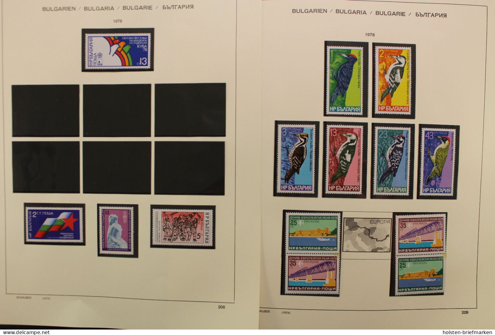 Bulgarien 1945-2000, postfrische Sammlung