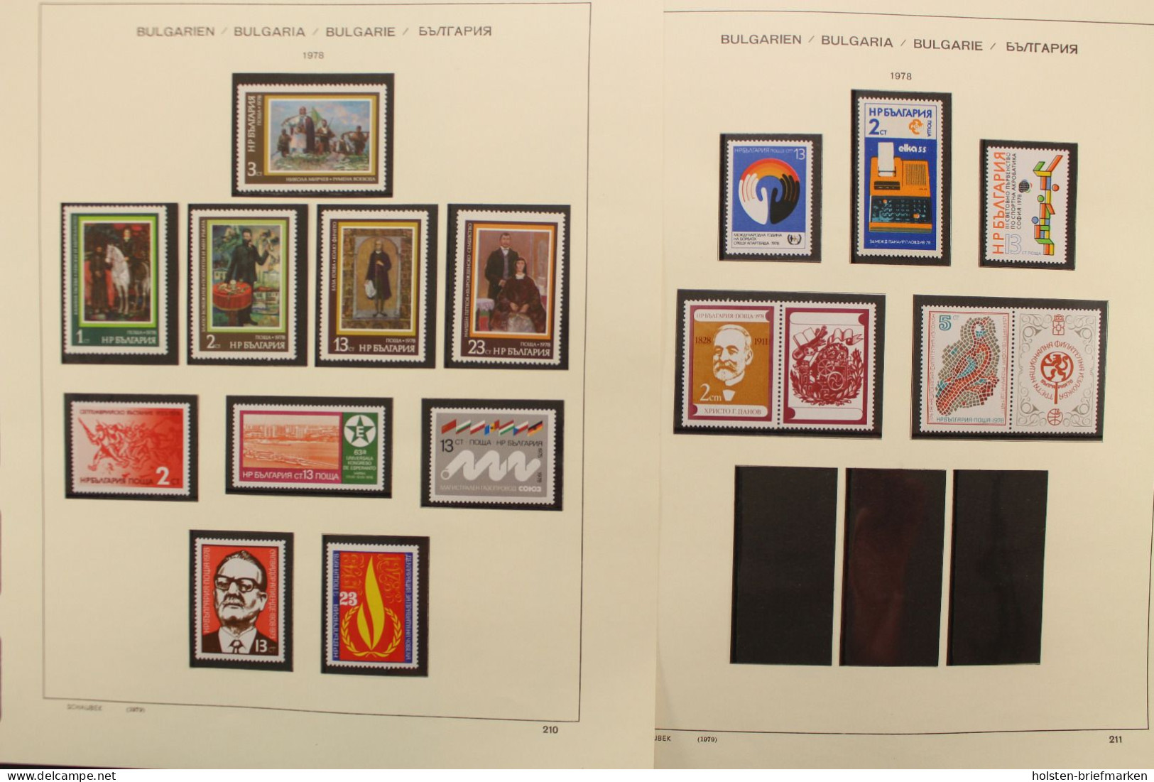 Bulgarien 1945-2000, postfrische Sammlung