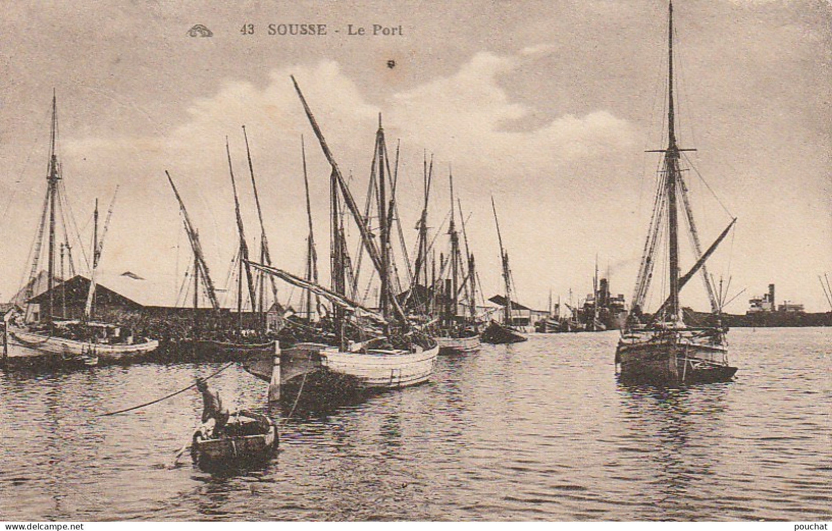 ZA 15- SOUSSE ( TUNISIE ) - LE PORT - 2 SCANS - Tunesië