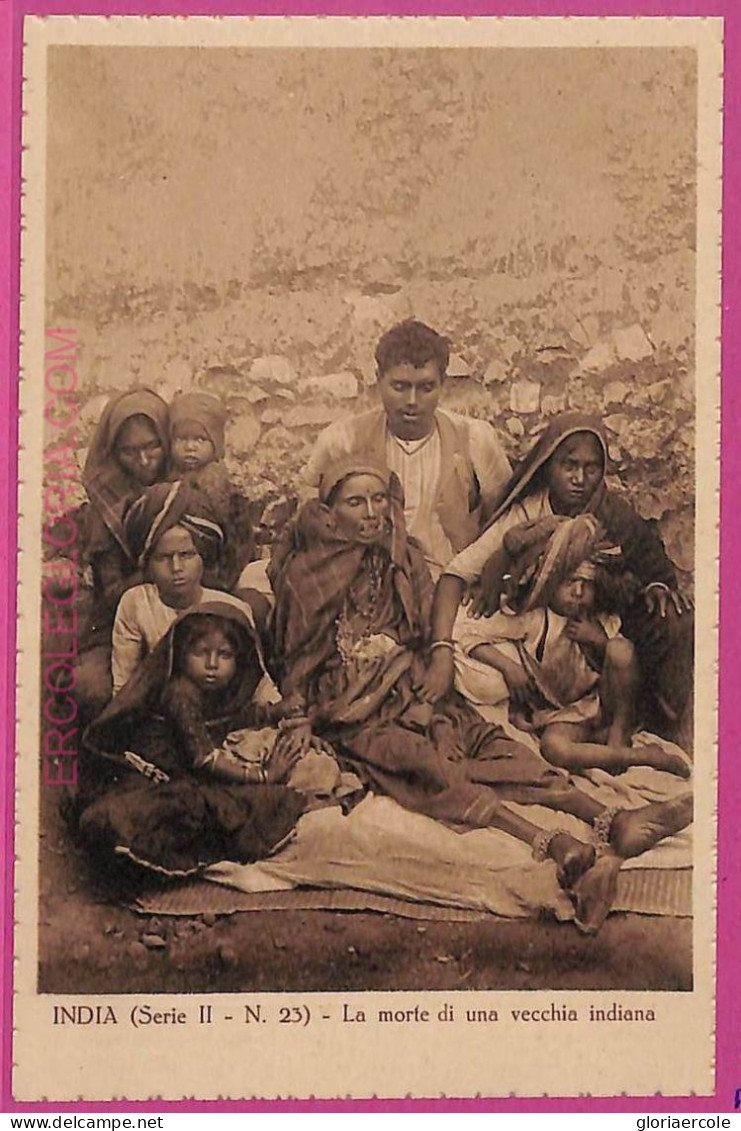 Ag3695  - INDIA - VINTAGE POSTCARD - ETHNIC - India