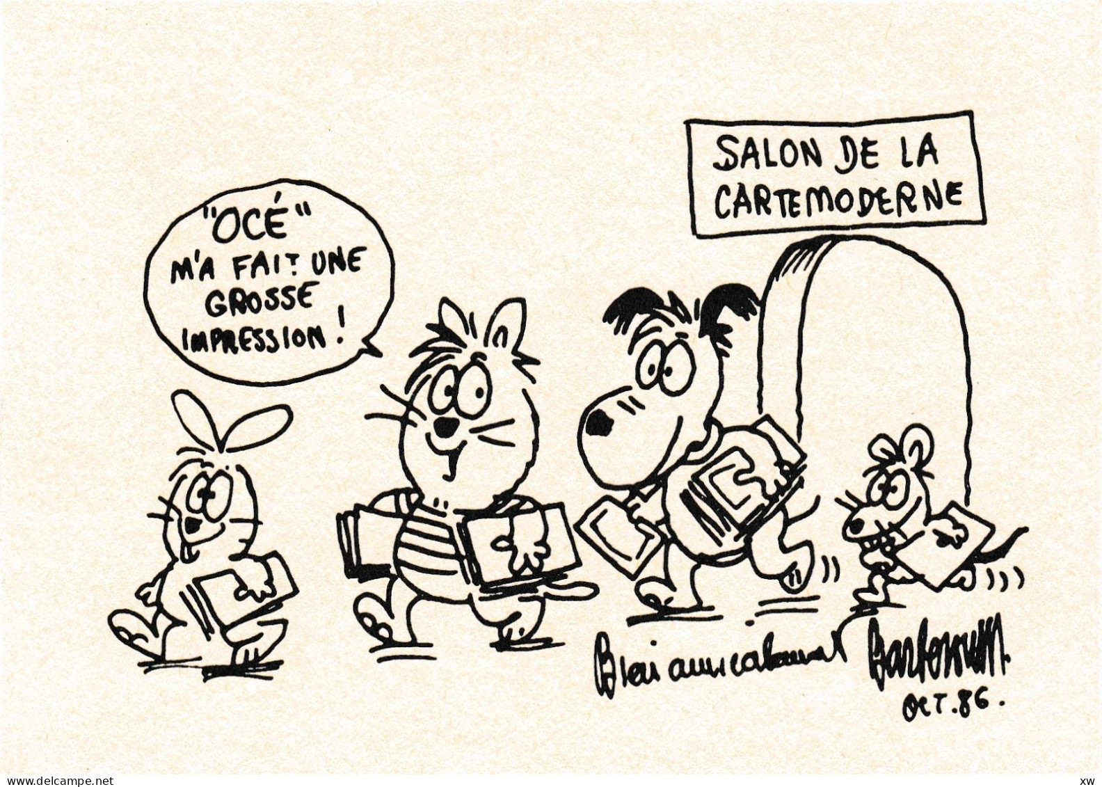 ILLUSTRATEUR - CPM Barberousse Carte Privée Océ Journées Nantaises De La Carte Postale Nantes 1988 - 30-04-24 - Barberousse
