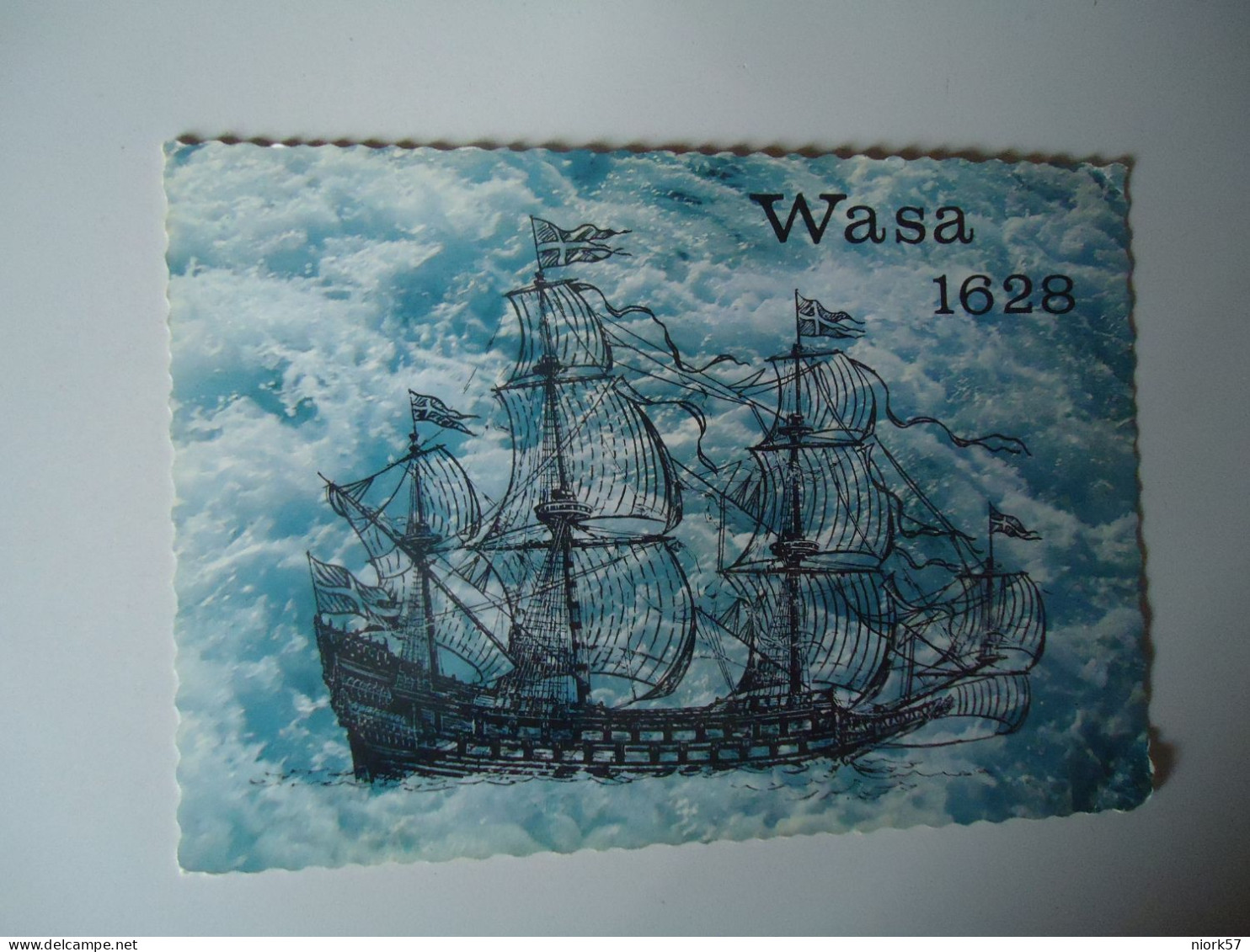 SWEDEN   POSTCARDS 1961 BOATS   WASA 1628  MORE PURHASES 10% DISCOUNT - Suède