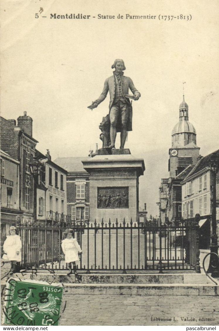 MONTDIDIER - STATUE DE PARMENTIER - Montdidier