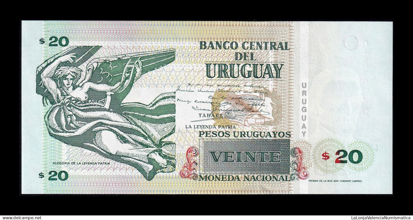 Uruguay 20 Pesos Uruguayos 2000 Pick 83 Serie C Sc Unc - Uruguay