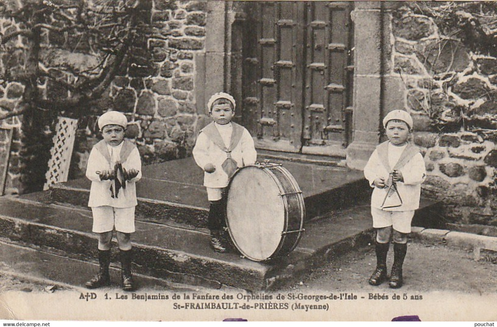 ZA 21-(53) LES BENJAMINS DE LA FANFARE DES ORPHELINS DE ST GEORGES DE L' ISLE - ST FRAIMBAULT DE PRIERES - Sonstige & Ohne Zuordnung