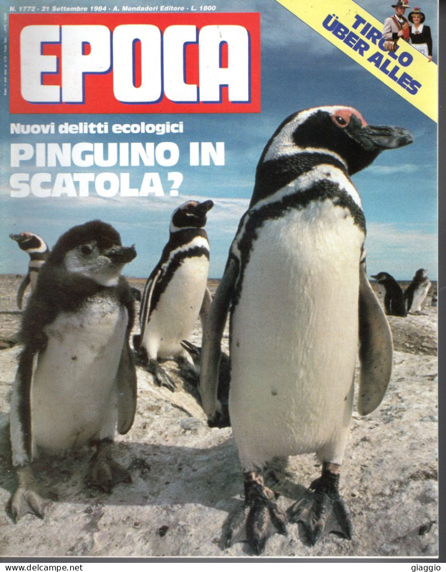 °°° RIVISTA EPOCA N° 1772 DEL 21 SETTEMBRE 1984 °°° - Andere & Zonder Classificatie