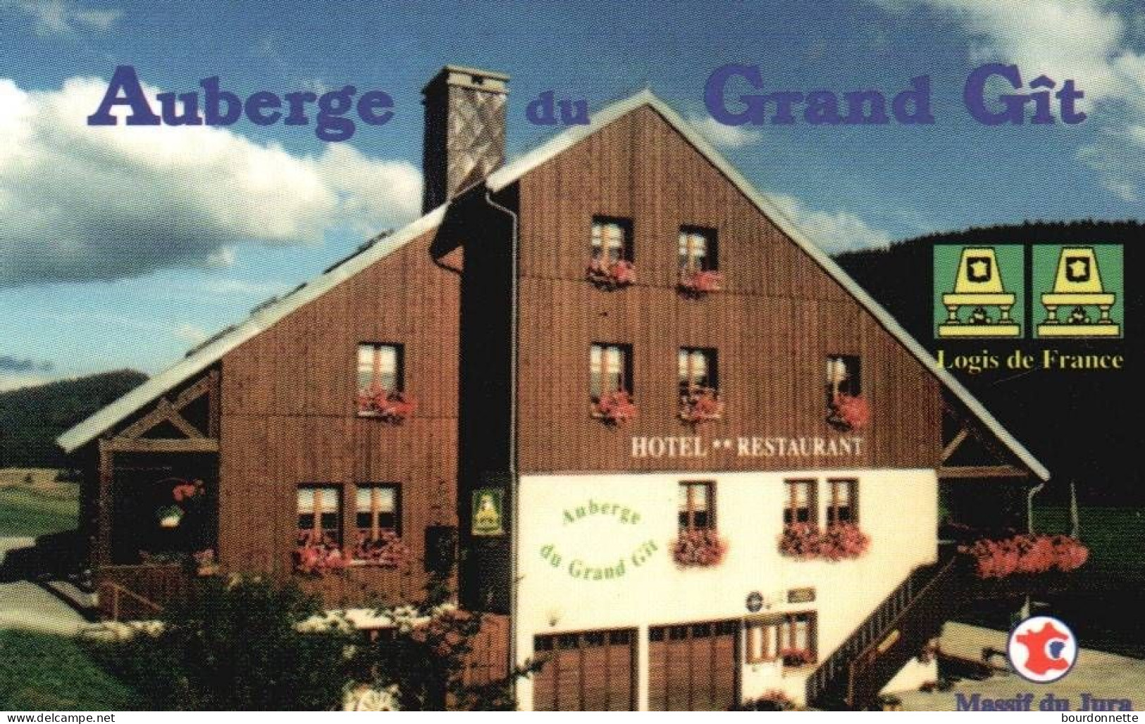 Carte De Visite -Doubs CHAUX NEUVE  -Restaurant AUBERGE DU GRAND GIT - Visitenkarten