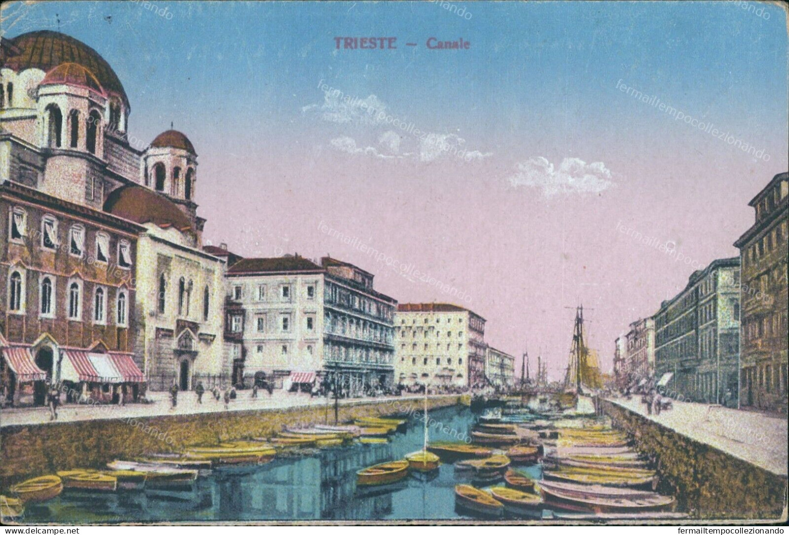 Bu674 Cartolina  Trieste Citta' Canale   Friuli - Trieste