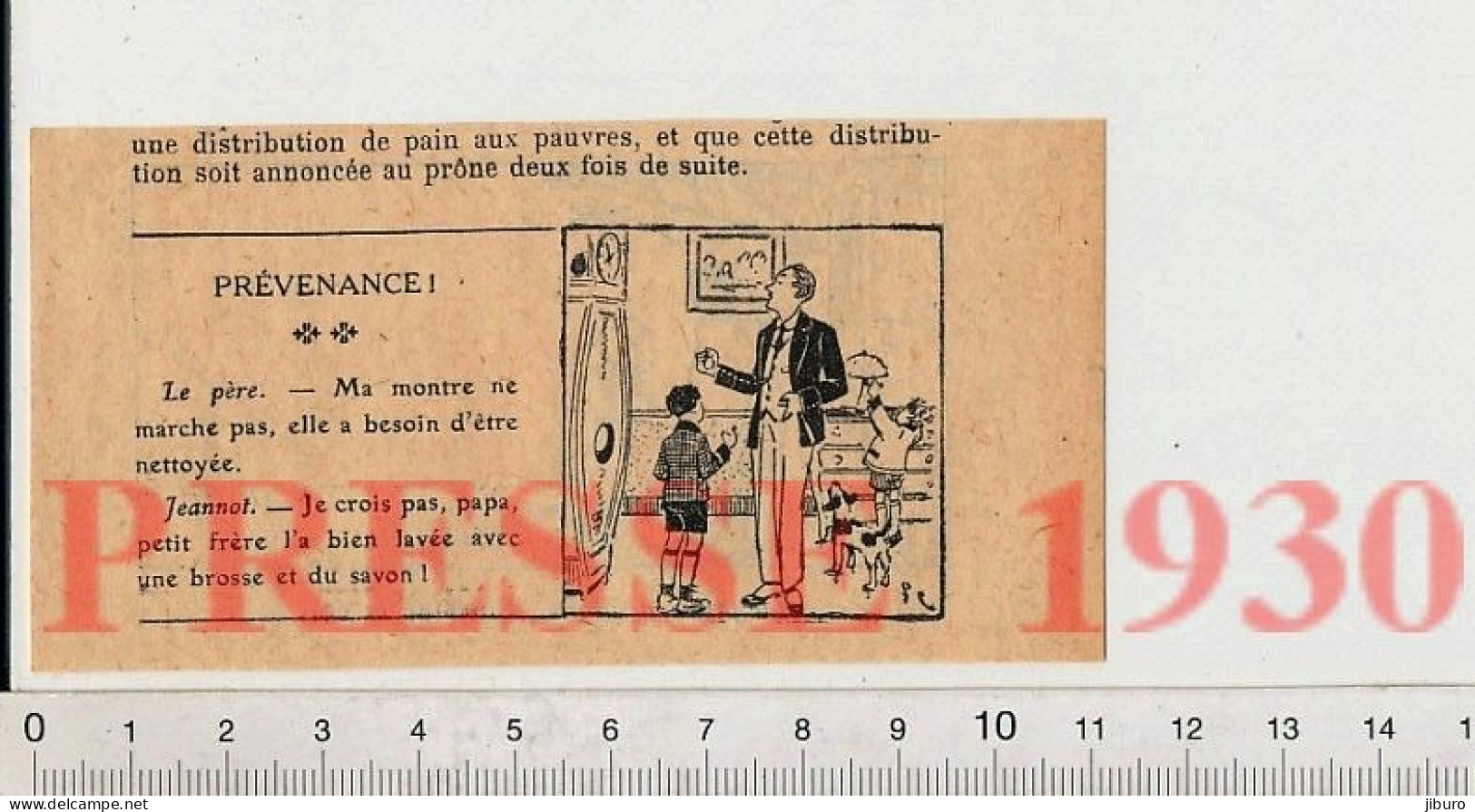 2 Vues Petite Gravure 1930 Prière à Marie étoile De La Mer + Humour Horlogerie Montre En Panne 231ZA1 - Ohne Zuordnung