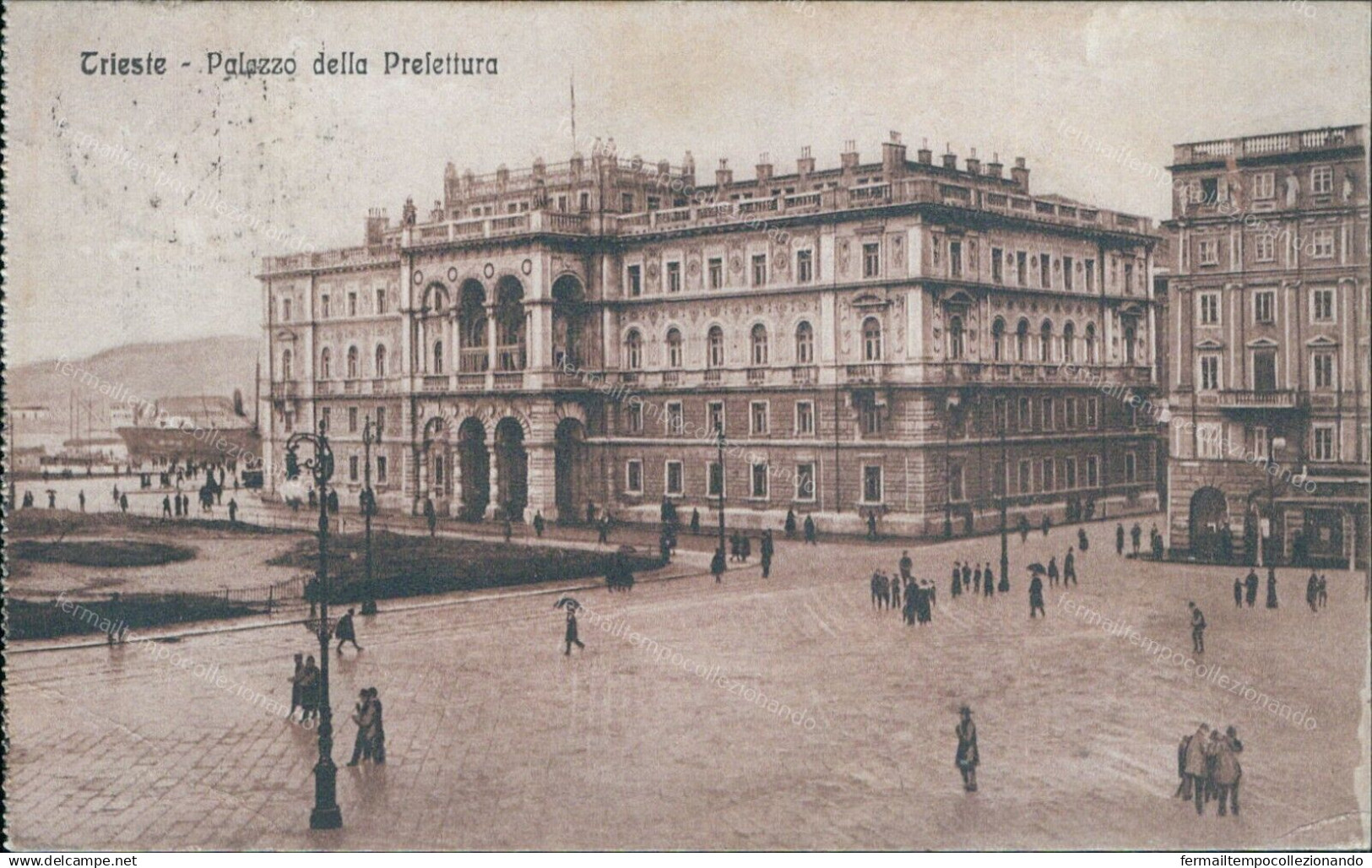 Bu681 Cartolina  Trieste Citta' Palazzo Della Prefettura  Friuli - Trieste