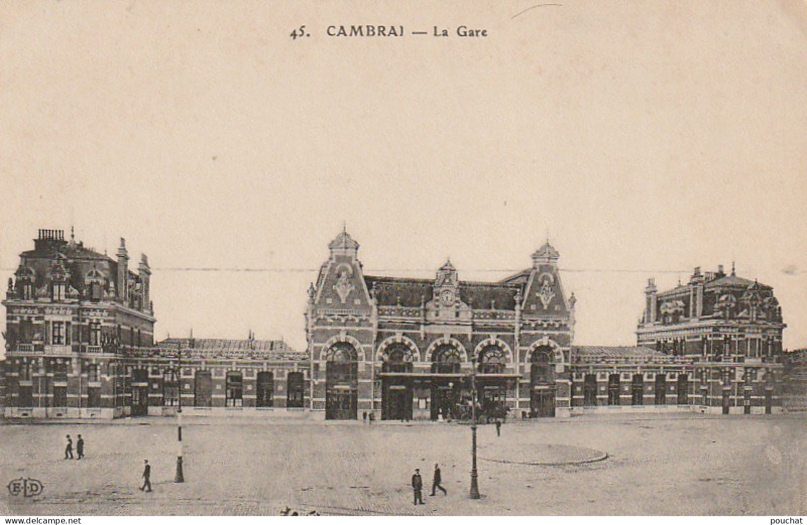 Z+ 2-(59) CAMBRAI - LA GARE - 2 SCANS - Cambrai