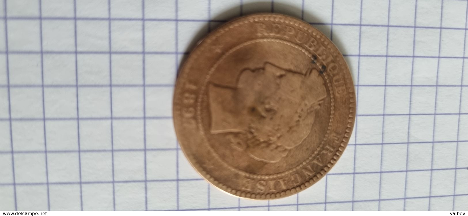 10 Centimes - RF - 1897 - 10 Centimes