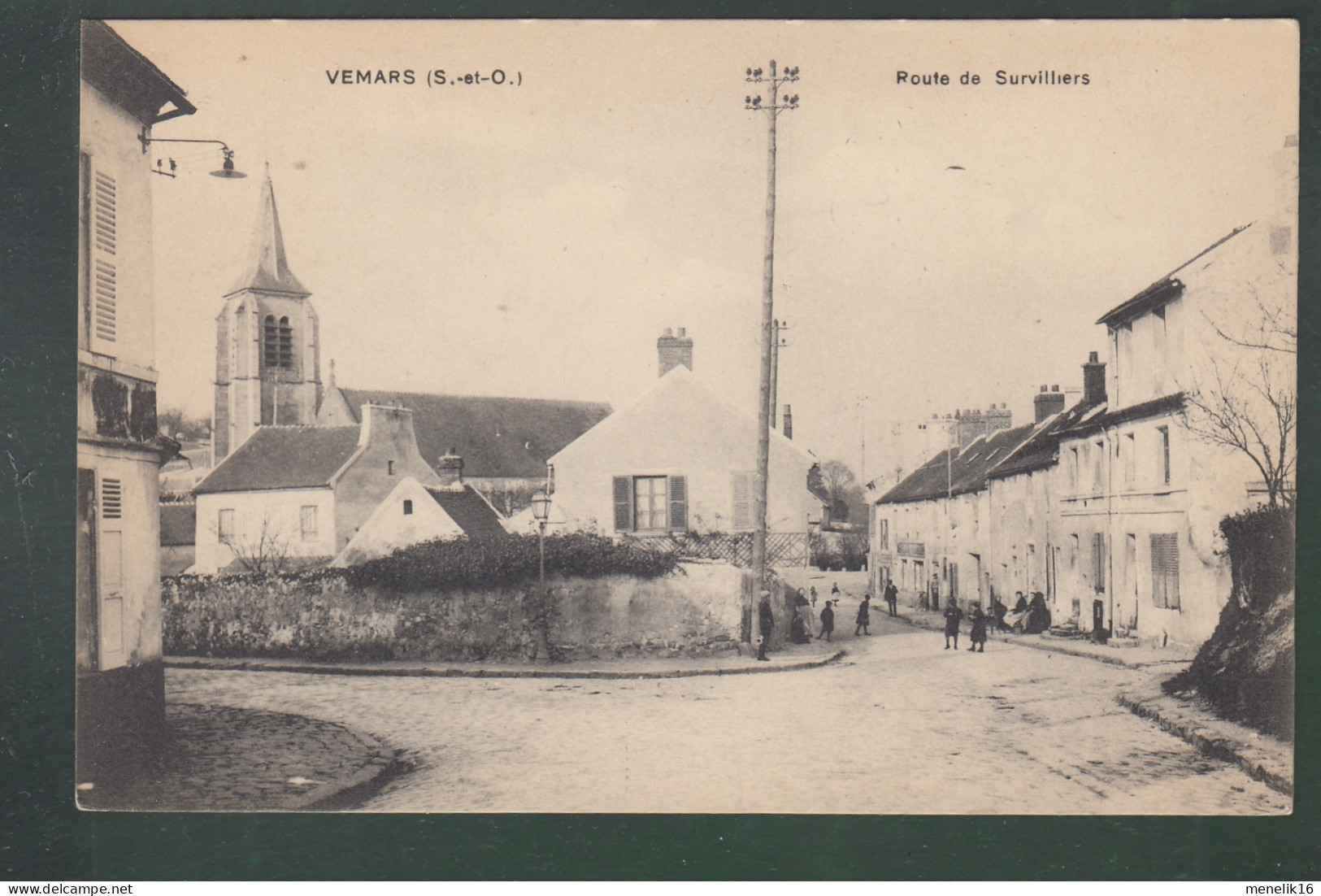 CP - 95 - Vemars - Route De Survilliers - Other & Unclassified