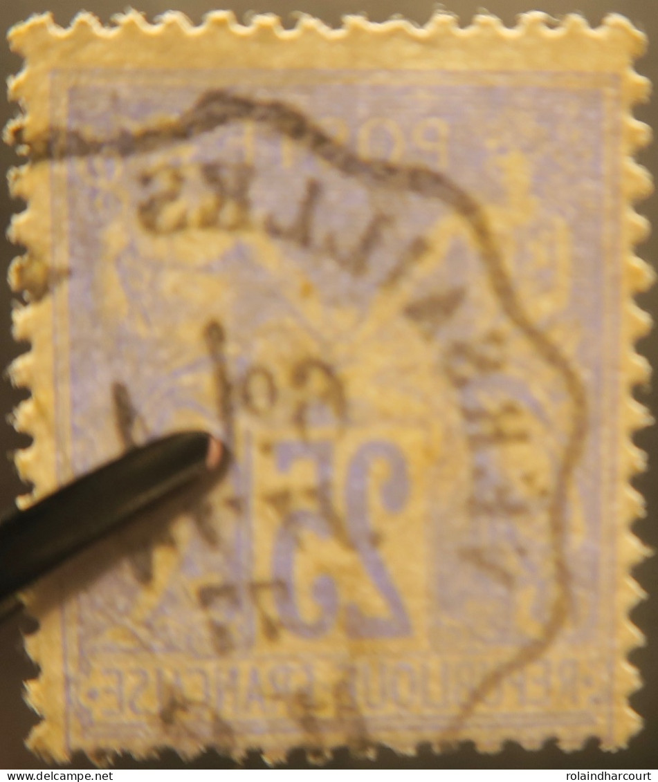 R1311/3069 - FRANCE - SAGE TYPE II N°78 Avec Cachet CONVOYEUR " VERSAILLES à X " Du 1er JUIN 1877 - 1876-1898 Sage (Type II)