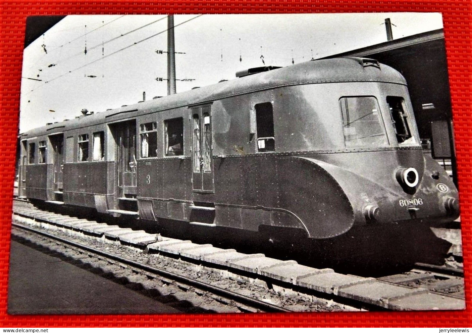 TRAINS  -  SNCB - BRUXELLES-MIDI VERS 1956 - Autorail Type 608  - (Photo F. Drugmand) - Trains