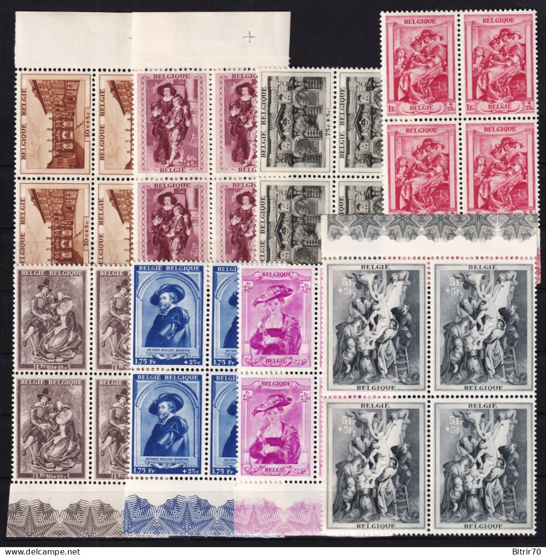 Belgica, 1939 Y&T. 504 / 511, MNH. - Nuevos