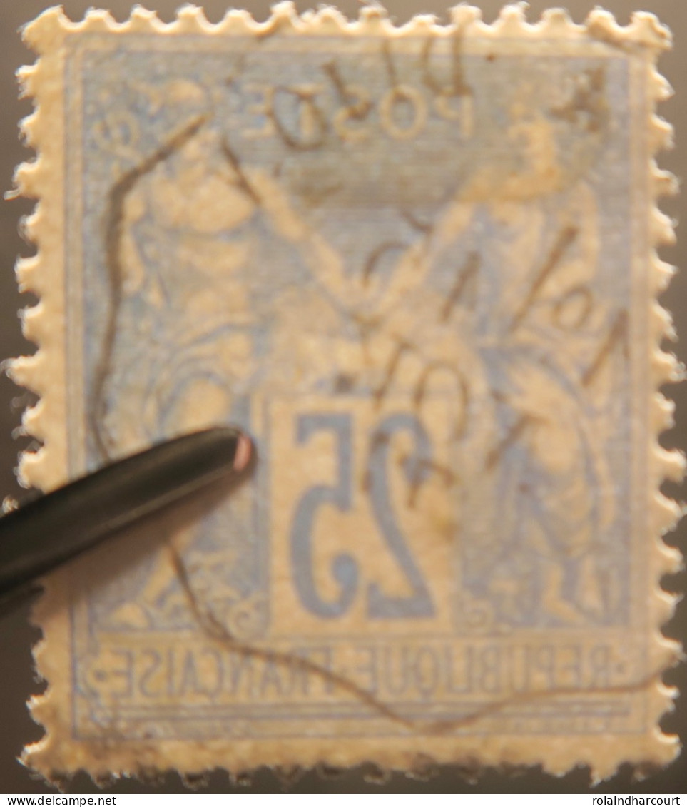 R1311/3070 - FRANCE - SAGE TYPE II N°79 Avec Cachet CONVOYEUR "  X à DIJON " Du 15 NOVEMBRE 1877 - 1876-1898 Sage (Type II)