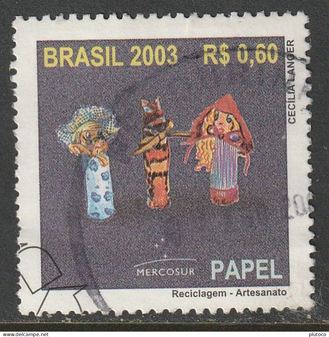 BRASIL, USED STAMP, OBLITERÉ, SELLO USADO - Otros & Sin Clasificación