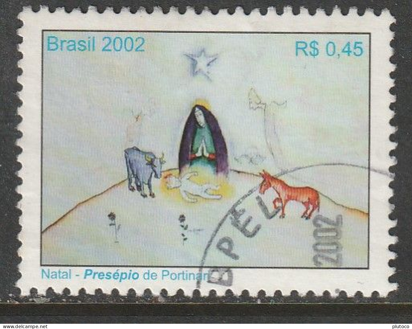 BRASIL, USED STAMP, OBLITERÉ, SELLO USADO - Otros & Sin Clasificación