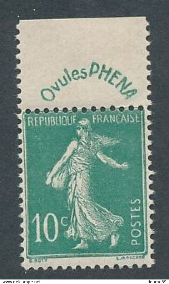 AC-256: FRANCE:  Semeuses N°188* - 1906-38 Semeuse Camée