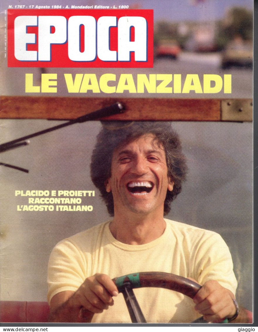 °°° RIVISTA EPOCA N° 1767 DEL 17 AGOSTO 1984 °°° - Andere & Zonder Classificatie