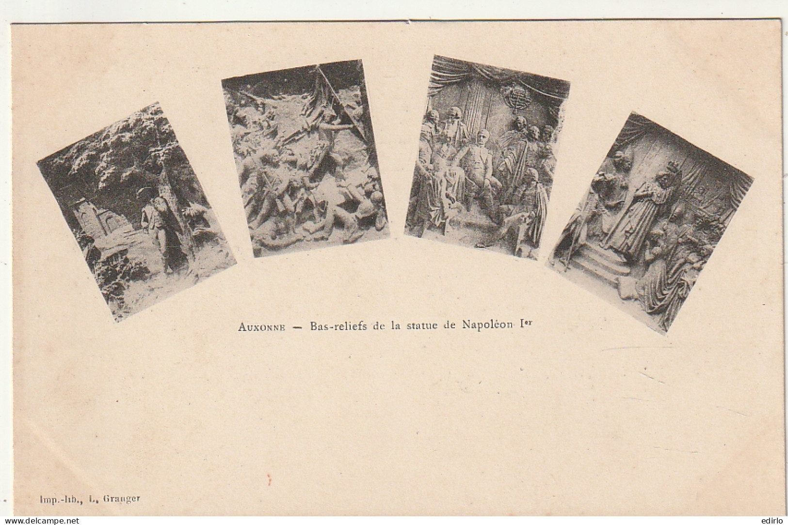 ***  21 ***  AUXONNE  Bas Reliefs De La Statue De Napoléon  Précurseur Neuf TTBE   - Auxonne
