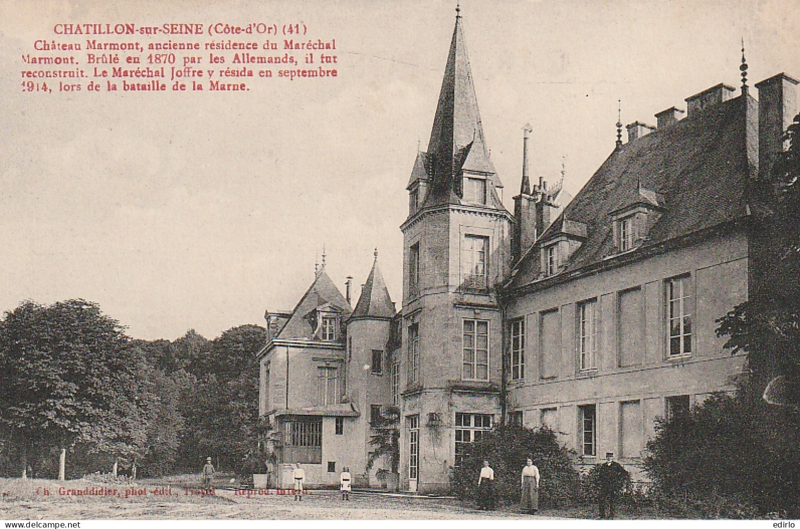 ***  21 ***   CHATILLON SUR SEINE  Château Marmont  TTBE  - Chatillon Sur Seine