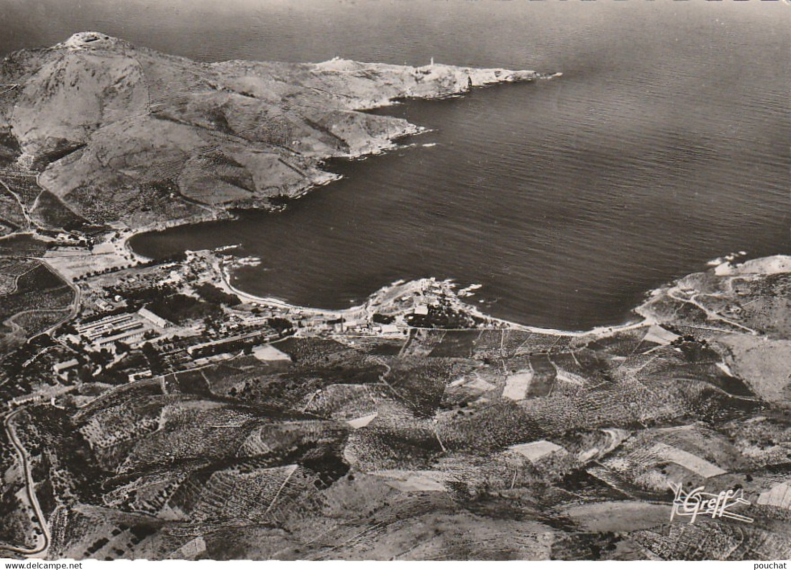 Z+ 16-(66) BANYULS - VUE AERIENNE - USINES PAULILLES - 2 SCANS - Banyuls Sur Mer