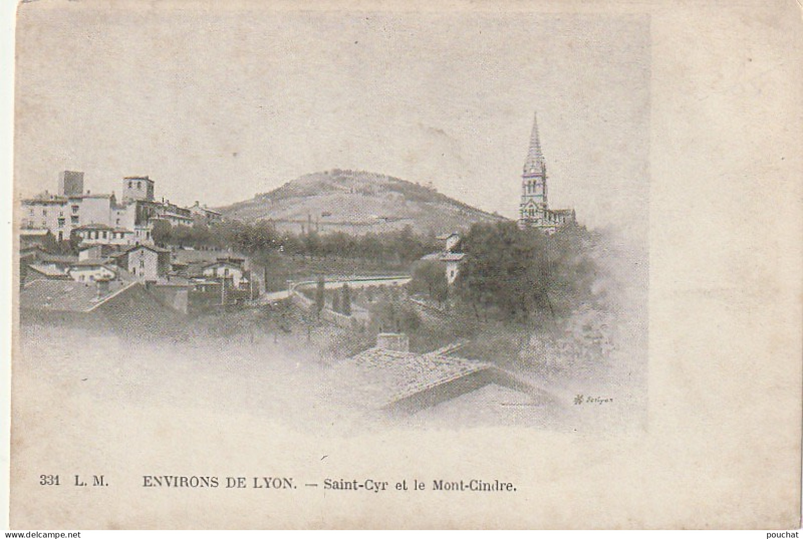 Z+ 19-(69) ENVIRONS DE LYON - SAINT CYR ET LE MONT CINDRE - 2 SCANS - Sonstige & Ohne Zuordnung