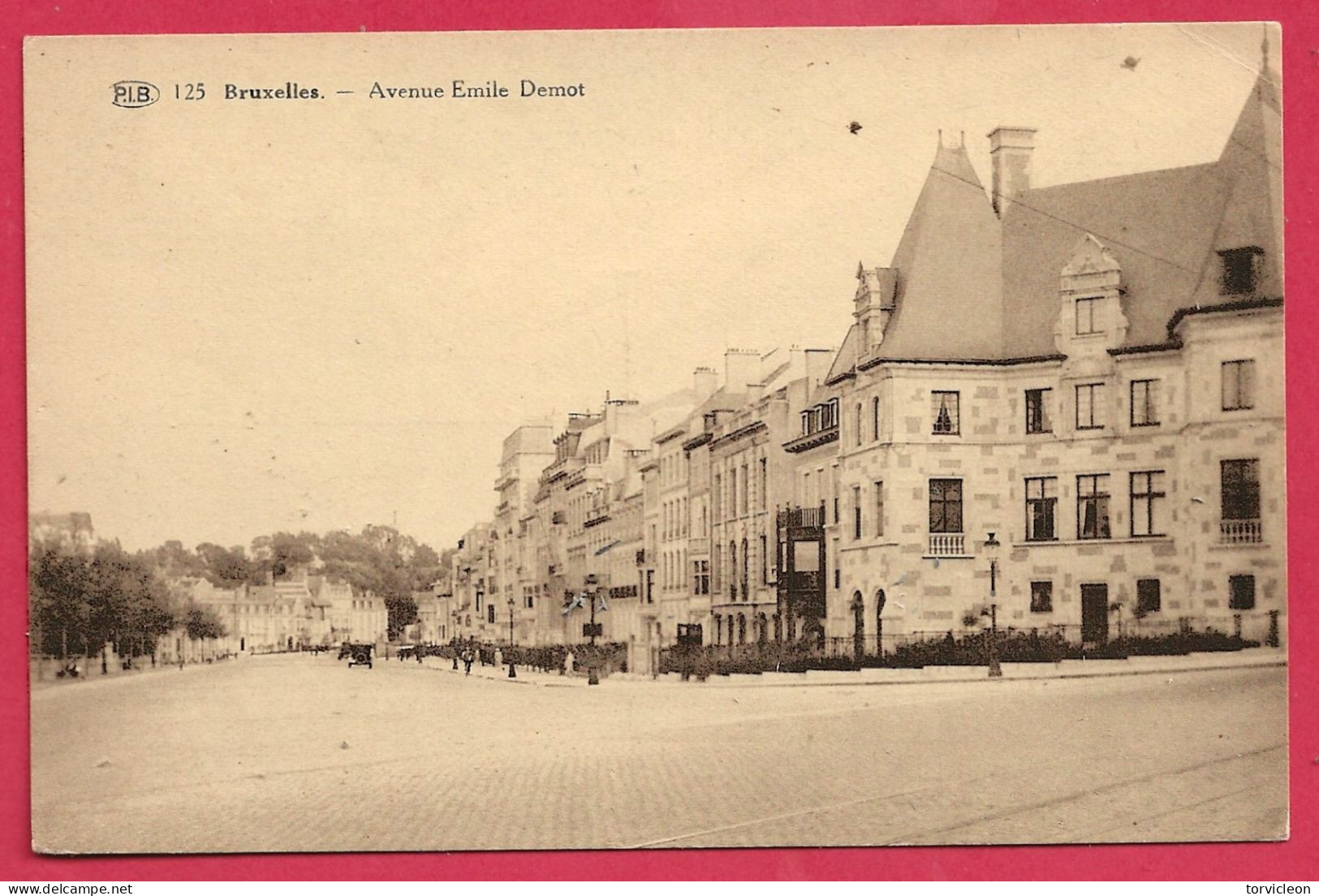 C.P. Bruxelles =  Avenue  Emile  Demont - Brüssel (Stadt)