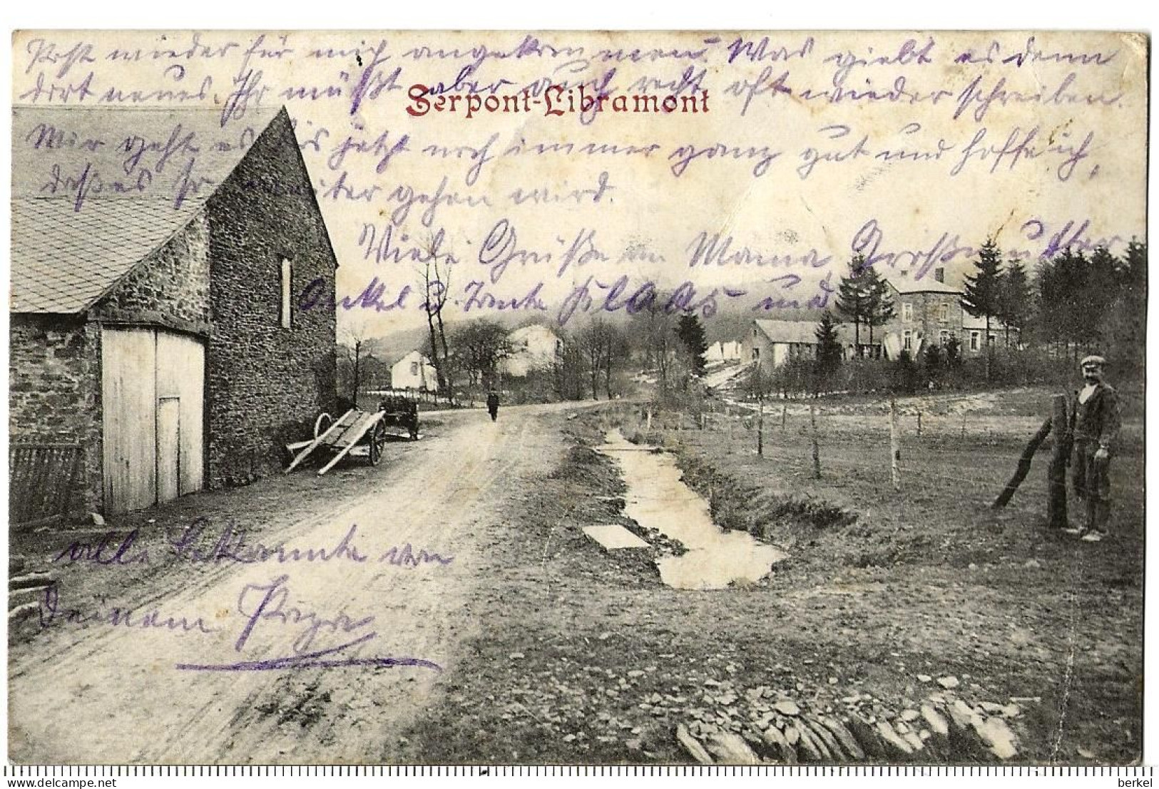 SERPONT - LIBRAMONT  MILITAIR 11.9.1914 FELDPOST   Nr  340 D1 - Libramont-Chevigny