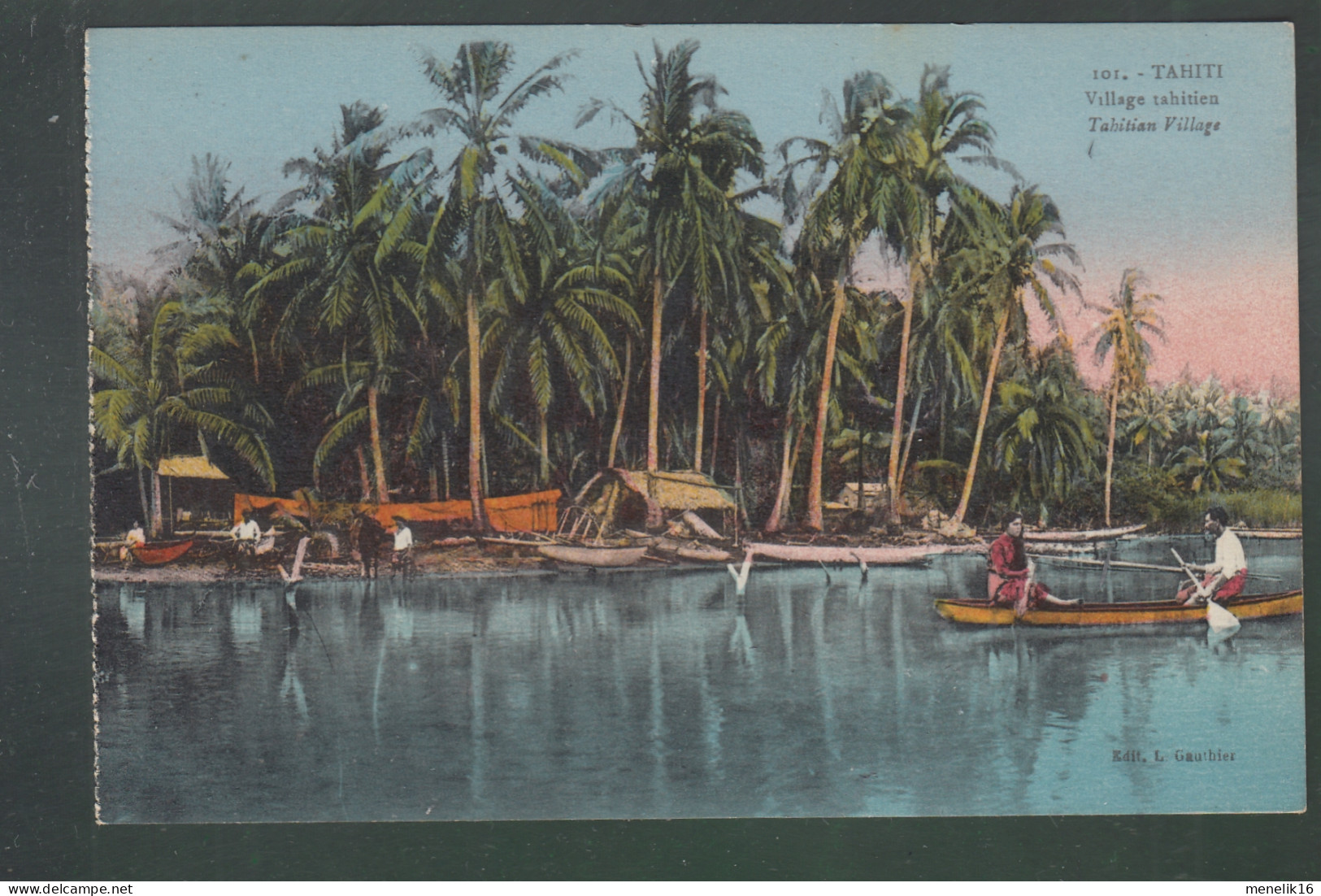 CP - OM - Tahiti - Village Tahitien - Polynésie Française