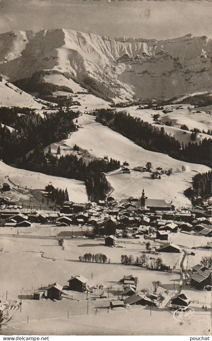 Z+ 24-(74) MEGEVE - VUE GENERALE ET LE MONT JOLY - 2 SCANS - Megève