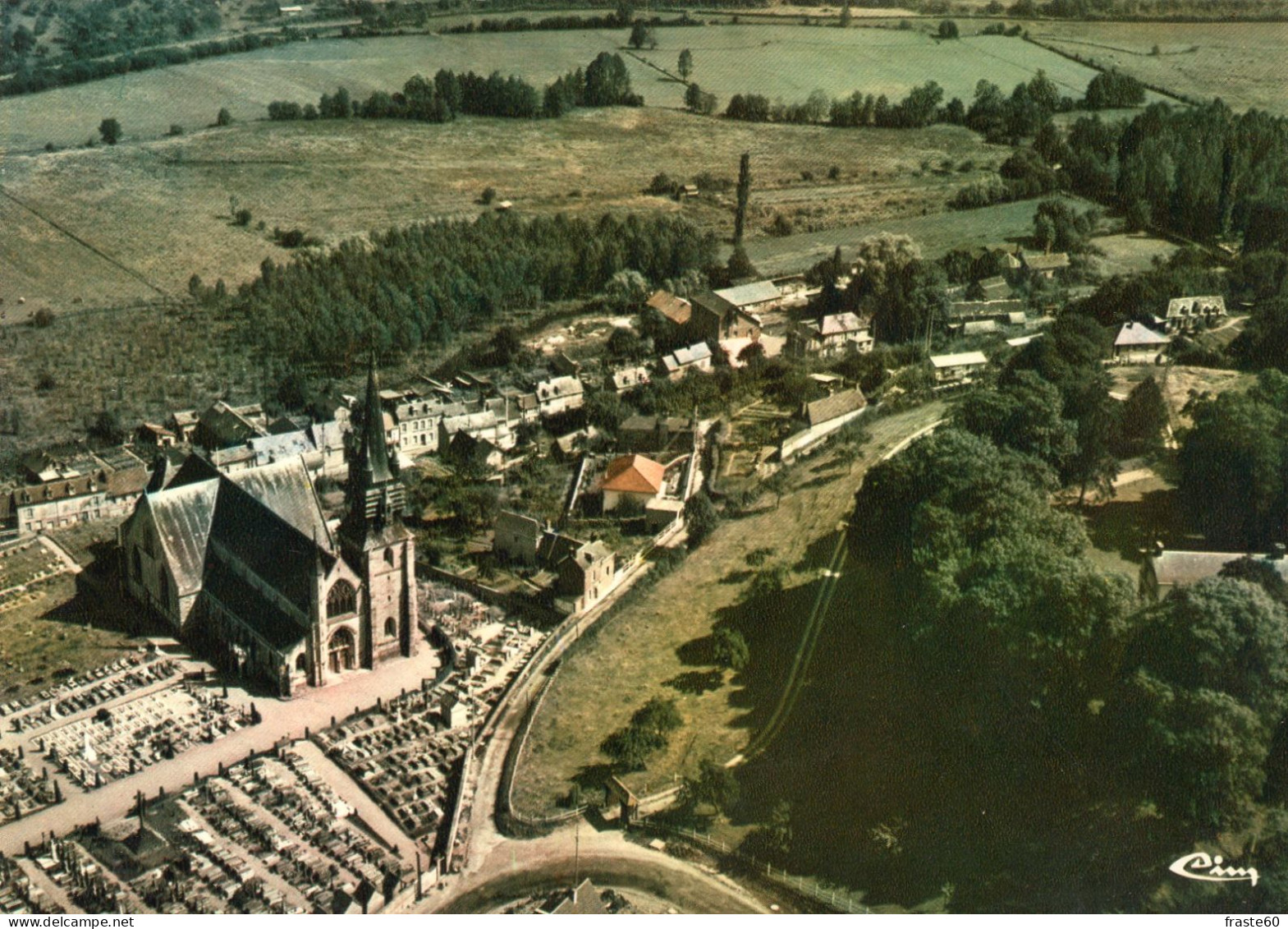 Bernay - Vue Aérienne - Notre Dame De La Couture - Bernay